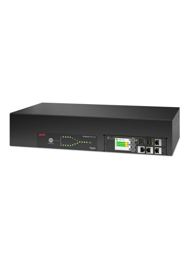 اي بي سي AP4424A | مفتاح تحويل تلقائي للريك من APC طراز **NetShelter Rack ATS**، ارتفاع **2U**، **32 A**، **230 V**، **50/60 Hz** | مدخلي **IEC 309** ×2، مخارج **C13** ×16 و**C19** ×2 - Image 4